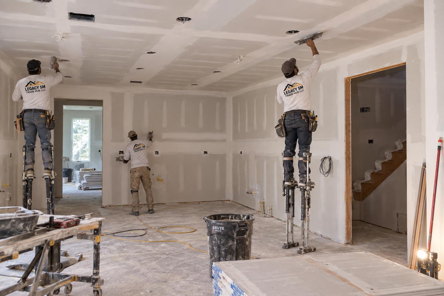 Drywall installation and repair