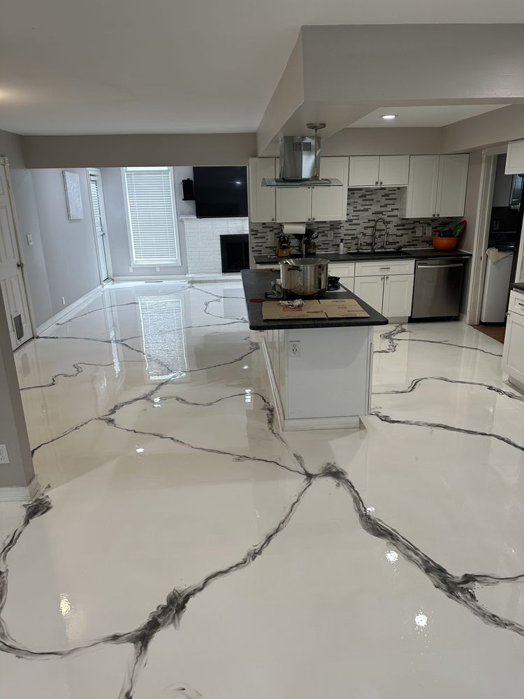 Bathroom tile work