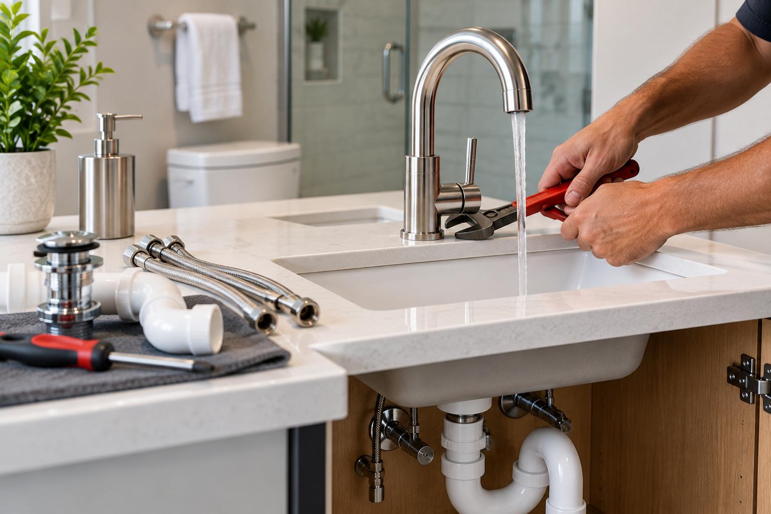 Plumbing fixture installation