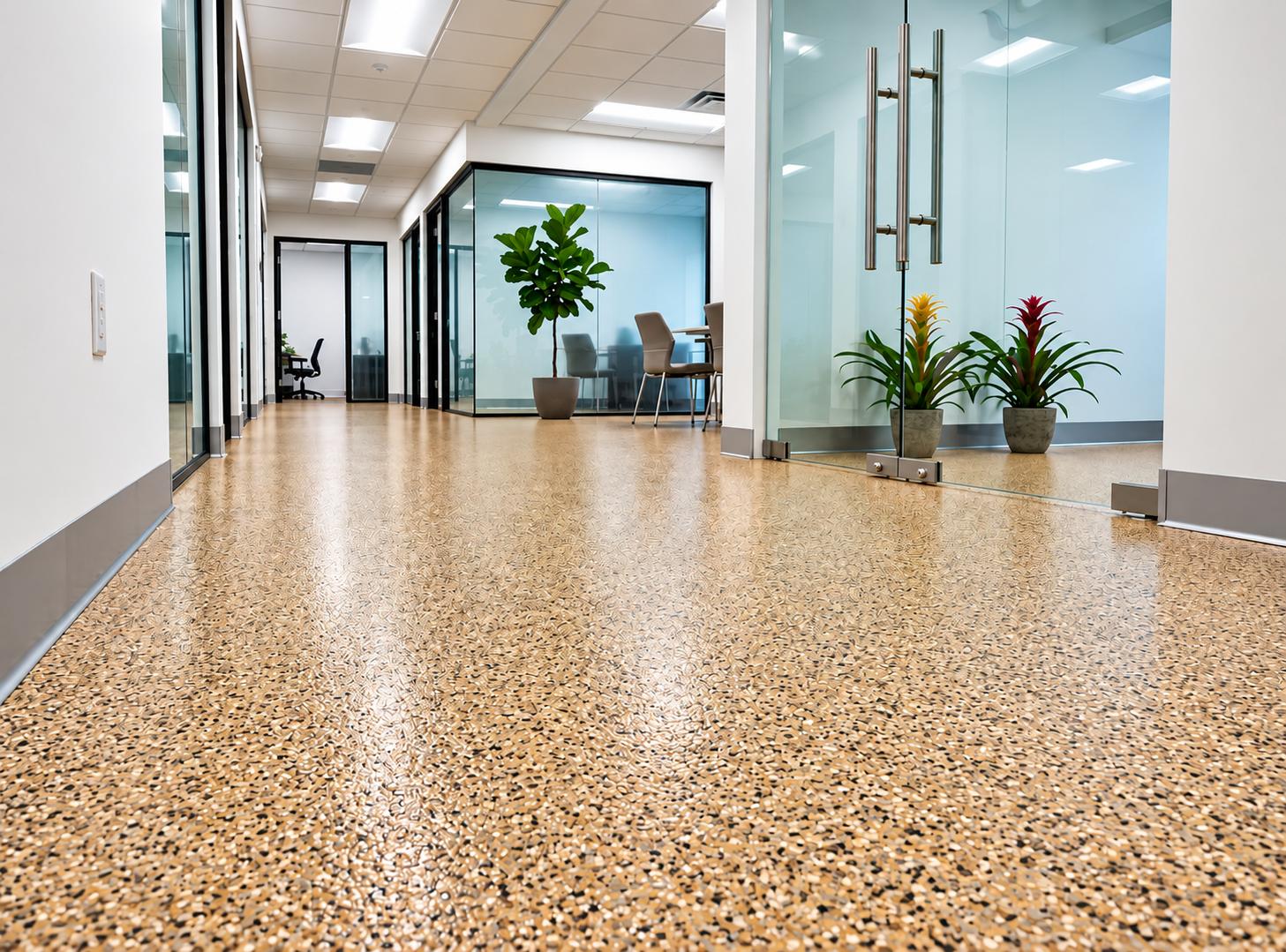 Quartz sand epoxy flooring