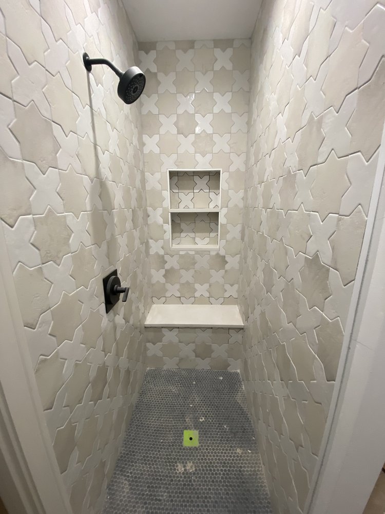 Shower tile design